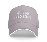 KWQDOZF Casquette Hotter Than A Hoochie Coochie, Casquette de Baseball Unisexe Style Trucker