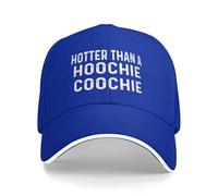 KWQDOZF Casquette Hotter Than A Hoochie Coochie, Casquette de Baseball Unisexe Style Trucker