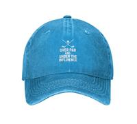 KWQDOZF Casquette Over par and Under The Influence pour Hommes, Casquettes de Papa Humoristiques, Cadeaux Amusants pour Femmes