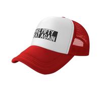 KWQDOZF Casquette Trucker Vintage Ajustable en Maille « Make Fifty Great Again »