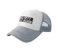 KWQDOZF Casquette Trucker Vintage Ajustable en Maille « Make Fifty Great Again »