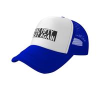 KWQDOZF Casquette Trucker Vintage Ajustable en Maille « Make Fifty Great Again »