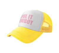 KWQDOZF Casquettes de Baseball Unisexes Ajustables Cool It Cowboy en Maille Style Trucker