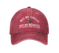 KWQDOZF Ce n'est Pas Mon Cirque, Mes singes, mais Je connais définitivement Les Clowns. Chapeau pour Femme. Casquettes