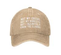 KWQDOZF Ce n'est Pas Mon Cirque, Mes singes, mais Je connais Parfaitement Le Chapeau de Clown pour Femmes.