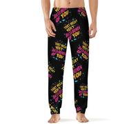 KWQDOZF Ce n'était pas très réfléchi de votre part. Pantalon de pyjama confortable pour homme, doux et respirant, long, pour dormir.