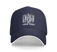 KWQDOZF C'est ce Que Je Fais, Je construis des Trucs et Je Sais des Choses. Casquette de Baseball pour Femme