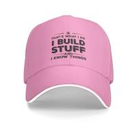 KWQDOZF C'est ce Que Je Fais, Je construis des Trucs et Je Sais des Choses. Casquette de Baseball pour Femme
