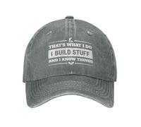KWQDOZF C'est ce Que Je Fais, Je construis des Trucs et Je Sais des Choses. Casquette de Baseball pour Homme