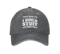KWQDOZF C'est ce Que Je Fais, Je construis des Trucs et Je Sais des Choses. Casquettes de Baseball pour Hommes