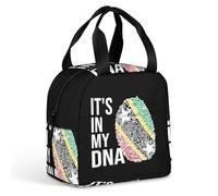 KWQDOZF C'est dans mon sac à lunch fourre-tout avec drapeau de Saint-Kitts-et-Nevis pour femmes et hommes, contenants isothermes pour boîtes à lunch, travail, pique-nique, voyage