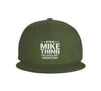 KWQDOZF C'est Un Truc de Mike, tu ne comprendrais Pas. Casquette de Baseball Bill Visor ClassicHat Tendance, Couleur Unie.