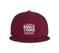 KWQDOZF C'est Un Truc de Mike, tu ne comprendrais Pas. Casquette de Baseball Bill Visor ClassicHat Tendance, Couleur Unie.
