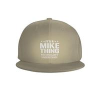 KWQDOZF C'est Un Truc de Mike, tu ne comprendrais Pas. Casquette de Baseball Bill Visor ClassicHat Tendance, Couleur Unie.
