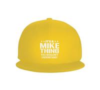 KWQDOZF C'est Un Truc de Mike, tu ne comprendrais Pas. Casquette de Baseball Bill Visor ClassicHat Tendance, Couleur Unie.