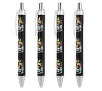 KWQDOZF C'est une bonne journée pour lire un livre Stylo à bille rétractable Encre noire Stylos à pointe fine de 0,5 mm Fournitures de bureau pour enseignant Infirmière