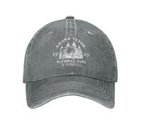 KWQDOZF Chapeau de randonnée pour Femmes et Hommes, Casquette de Baseball Mignonne et réglable, Couvercle du Parc National du Grand Teton Wyoming