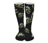 KWQDOZF Chaussettes hautes pour tracteur agricole extra longues au-dessus du mollet, chaudes, épaisses et longues, jambières