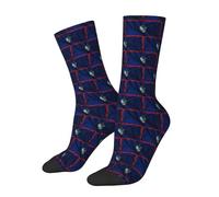 KWQDOZF Chaussettes style soie avec drapeau de Guam pour hommes et femmes, chaussettes de sport décontractées mi-mollet pour la cours