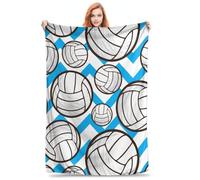 KWQDOZF Couverture de Volley-Ball en Flanelle Douce et Confortable, légère et Chaude, pour lit, Salon, Cadeaux pour Enfants et Adultes, 152,4 x 127 cm