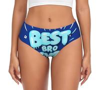 KWQDOZF Culottes imprimées pour la Journée des Frères et Sœurs, Douces, Respirantes et couvrantes, Confortables et Disponibles en Grandes Tailles.
