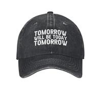 KWQDOZF Demain Sera Aujourd'hui Demain, Chapeau pour Homme avec Motif Graphique