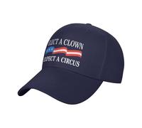 KWQDOZF Élisez Un Clown, Attendez-Vous à Un Cirque, Chapeaux, Casquette Classique réglable pour Adulte, Casquette de Baseball