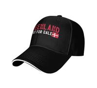 KWQDOZF Groenland isfor Sale - Casquettes de Baseball avec Drapeau du Danemark, Style « Dad Hat », Ajustables, pour Hommes et Femmes
