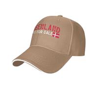 KWQDOZF Groenland isfor Sale - Casquettes de Baseball avec Drapeau du Danemark, Style « Dad Hat », Ajustables, pour Hommes et Femmes