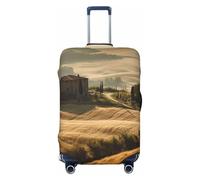KWQDOZF Housse de Protection pour Bagages de Voyage, Vue sur Un Paysage typique de Toscane, Housse élastique Anti-Rayures et imperméable, Compatible avec Les valises de 18 à 32 Pouces, Taille Moyenne