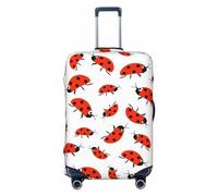 KWQDOZF Housse de Protection pour Valise de Voyage, Motif coccinelles Rouges Amusantes, élastique, Lavable, Motif Insectes et Animaux, pour Enfant et Adulte, XL