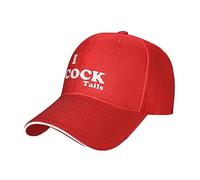 KWQDOZF I Heart Love Cocktail Casquette de Baseball réglable à Profil Bas pour Homme et Femme Noir