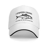 KWQDOZF J'Ai arrêté de pêcher pour être Ici, Alors ce Chapeau Vaut Mieux être Bon. Casquettes de Baseball pour Femmes