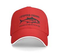 KWQDOZF J'Ai arrêté de pêcher pour être Ici, Alors ce Chapeau Vaut Mieux être Bon. Casquettes de Baseball pour Femmes