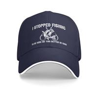 KWQDOZF J'Ai arrêté de pêcher pour être Ici, Alors ce Chapeau Vaut Mieux être Bon pour Hommes Casquettes Amusantes