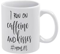 KWQDOZF J'ai essayé de commencer une journée sans café. Tasse à café originale en céramique imprimée recto verso, idéale pour maman, papa, un ami, une épouse ou un mari (325 ml).