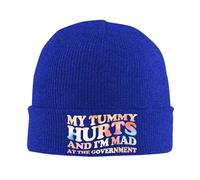 KWQDOZF J'Ai Mal au Ventre et Je suis en colère Contre Le Gouvernement. Bonnets d'hiver pour Hommes et Femmes, Bonnet tricoté à Rever
