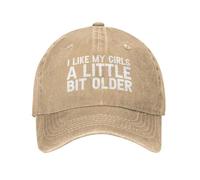 KWQDOZF J'aime Mes Filles Un Peu Plus âgées, Casquette de Baseball pour Femmes