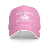 KWQDOZF Je ne Parle qu'aux garçons avec des Chapeaux de Bateau
