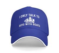 KWQDOZF Je ne Parle qu'aux garçons avec des Chapeaux de Bateau