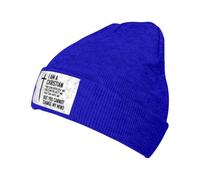 KWQDOZF Je suis chrétien, J'Ai la Foi, Jésus, J'Ai la Croix, Bonnet d'hiver pour Homme et Femme, Bonnet de Ski tricoté à Revers, Noir