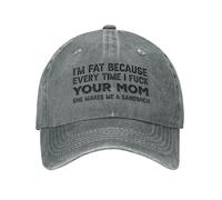 KWQDOZF Je suis Gros Parce Que Chaque Fois Que Je Porte Une Casquette de Baseball pour Homme, Je Porte Un Chapeau de Maman.