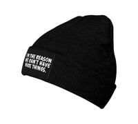 KWQDOZF Je suis la Raison pour laquelle Nous ne Pouvons Pas Avoir de Belles Choses Bonnet d'hiver pour Hommes et Femmes, Bonnet de SK
