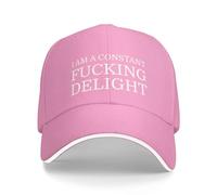 KWQDOZF Je suis Un Plaisir Constant et Putain de Constant - Casquette de Baseball pour Hommes - Casquettes Tendance