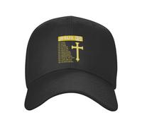KWQDOZF Jesus is My All My Everything Casquette de Baseball pour Homme et Femme, Chapeau de Papa Classique réglable, Casquette de Camionneur pour la Course à Pied, Les activités de Plein air