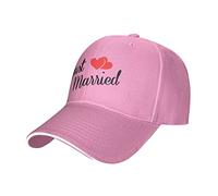 KWQDOZF Just Married Love - Casquette de Baseball réglable, Chapeau de Camionneur