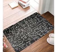 KWQDOZF Math'SPhysics Equations and Formulas Mats, Welcome Mat for Outdoor Indoor 16 X 24 in