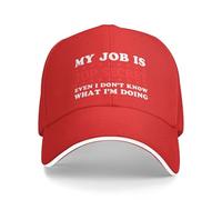 KWQDOZF Mon Travail est Top Secret, même Moi Je ne Sais Pas ce Que Je Fais. Casquette de Baseball pour Homme