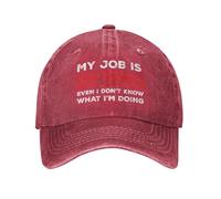 KWQDOZF Mon Travail est Top Secret, même Moi Je ne Sais Pas ce Que Je Fais. Chapeau pour Homme