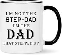 KWQDOZF Mug à café fantaisie « Je suis celui qui a pris les devants » en céramique imprimée recto verso, 325 ml (11 oz), idéal comme cadeau pour maman, papa, un ami, une épouse ou un mari.